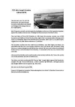 A preview of a PDF biography for Knowles, John Joseph